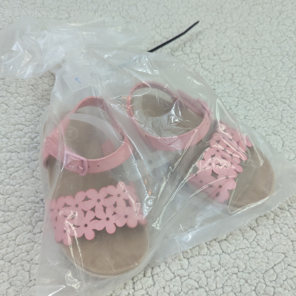 Adorable Pink Floral Kids Sandals